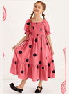 Pink Colour SPOON Western Party Wear Latest Designer Rayon Cotton One Piece Baby Girls Collection SPOON 01